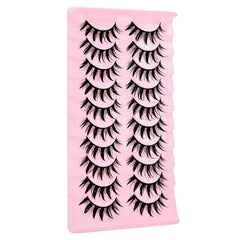AUGENLI natural-look wispy clusters blend seamlessly with real lashes for daily wear.