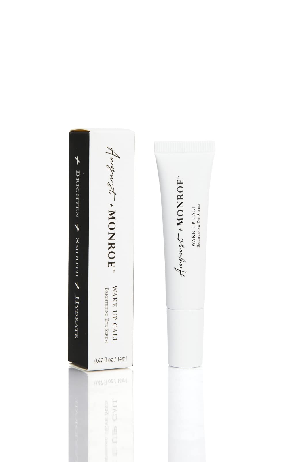 August + Monroe Wake Up Call bottle with cooling gel for under-eye care
