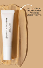 Three-dot under-eye application using the cooling tip for brightness