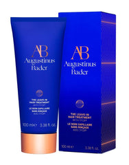 Augustinus Bader Leave-In Hair Treatment being applied to hair for frizz control.