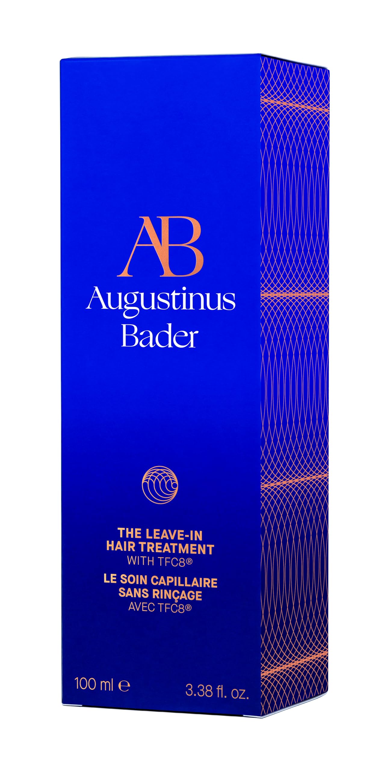 Augustinus Bader Leave-In Hair Treatment on hair achieving smooth texture and frizz reduction.