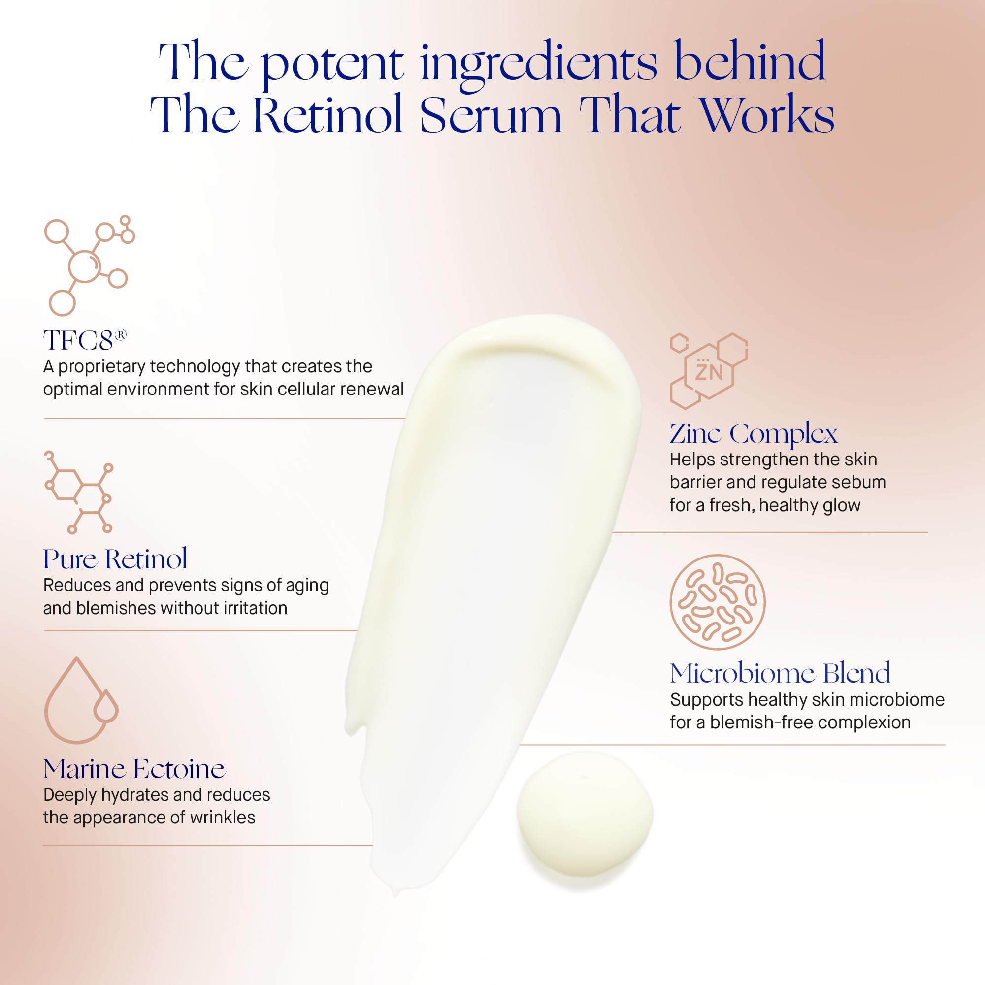 Augustinus Bader Retinol Serum packaging highlighting recyclable materials.