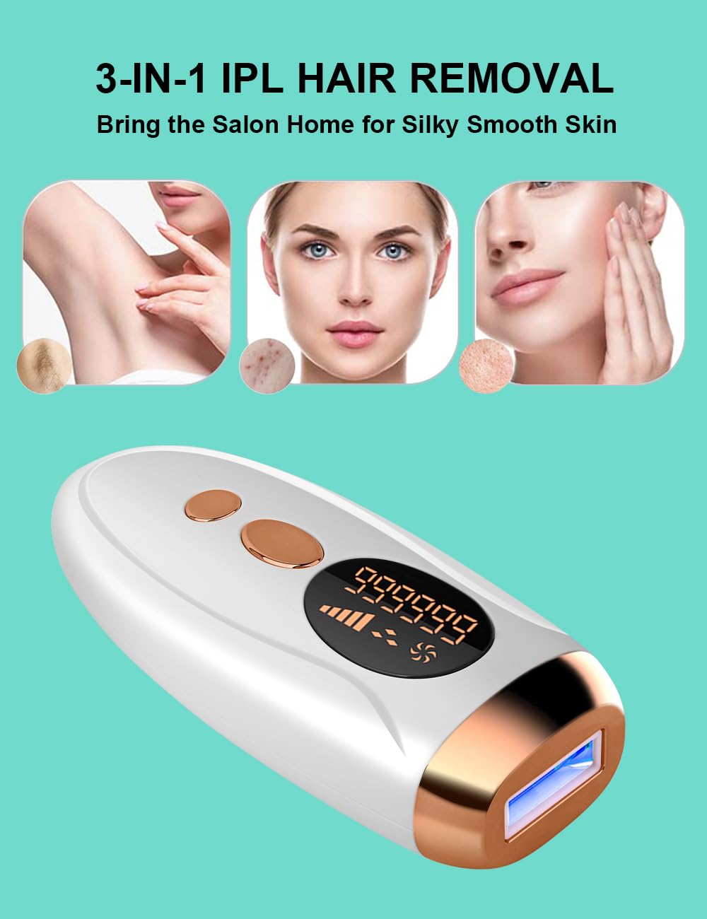 Manual mode enables precise treatment on small areas