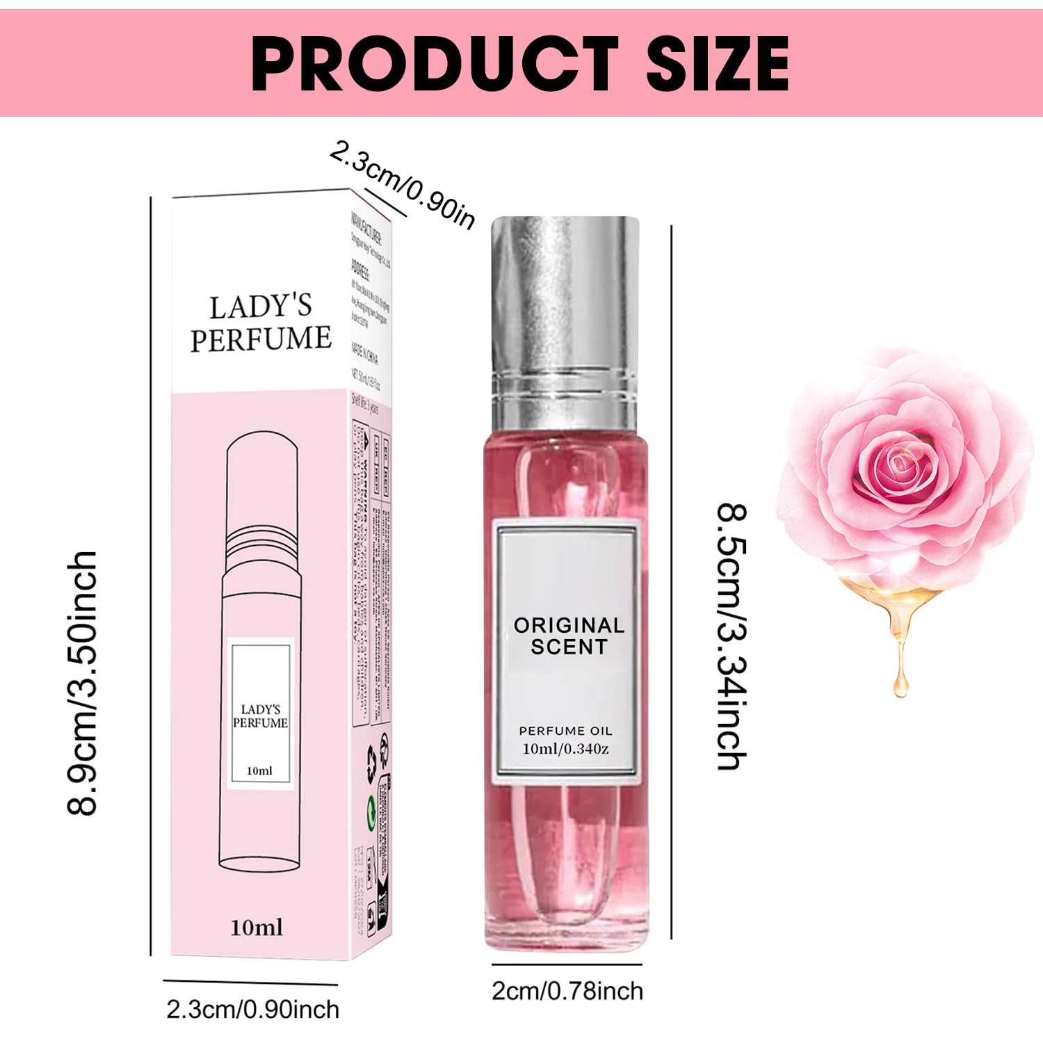 AUJ travel-friendly perfume pack fits easily in bag or pocket