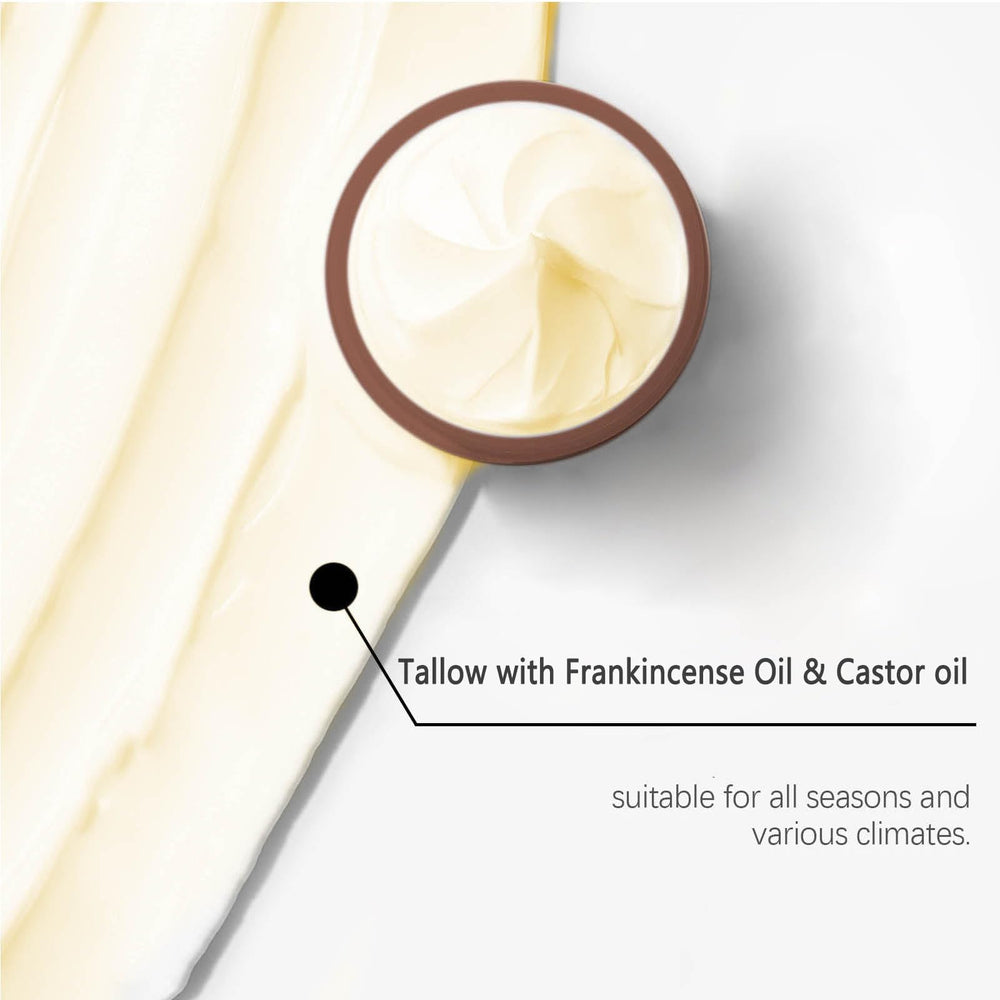 Aultink castor oil cream spread demonstrates non-sticky, fast absorption on skin.