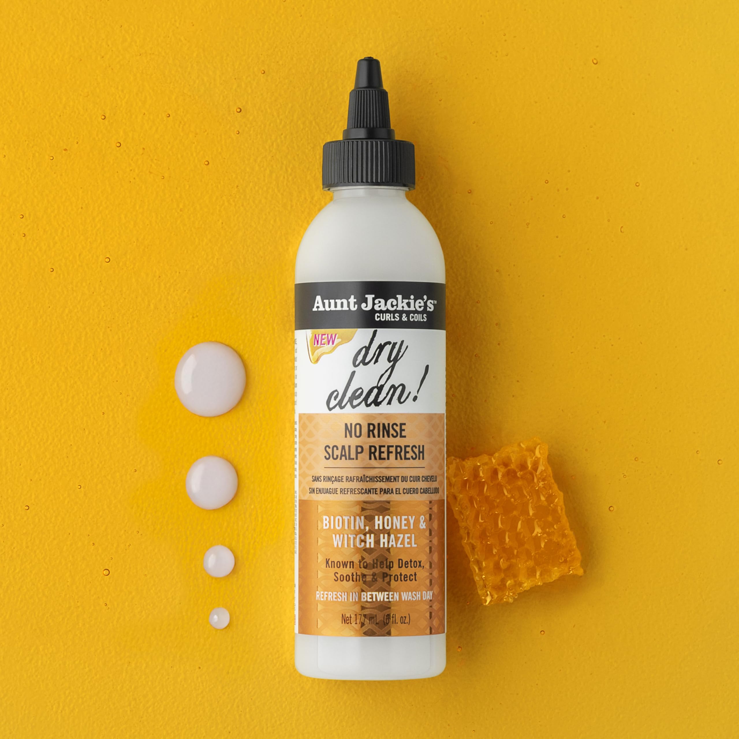 Aunt Jackie's All Hair Types Daily Use Spritz bottle ideal for versatile styling
