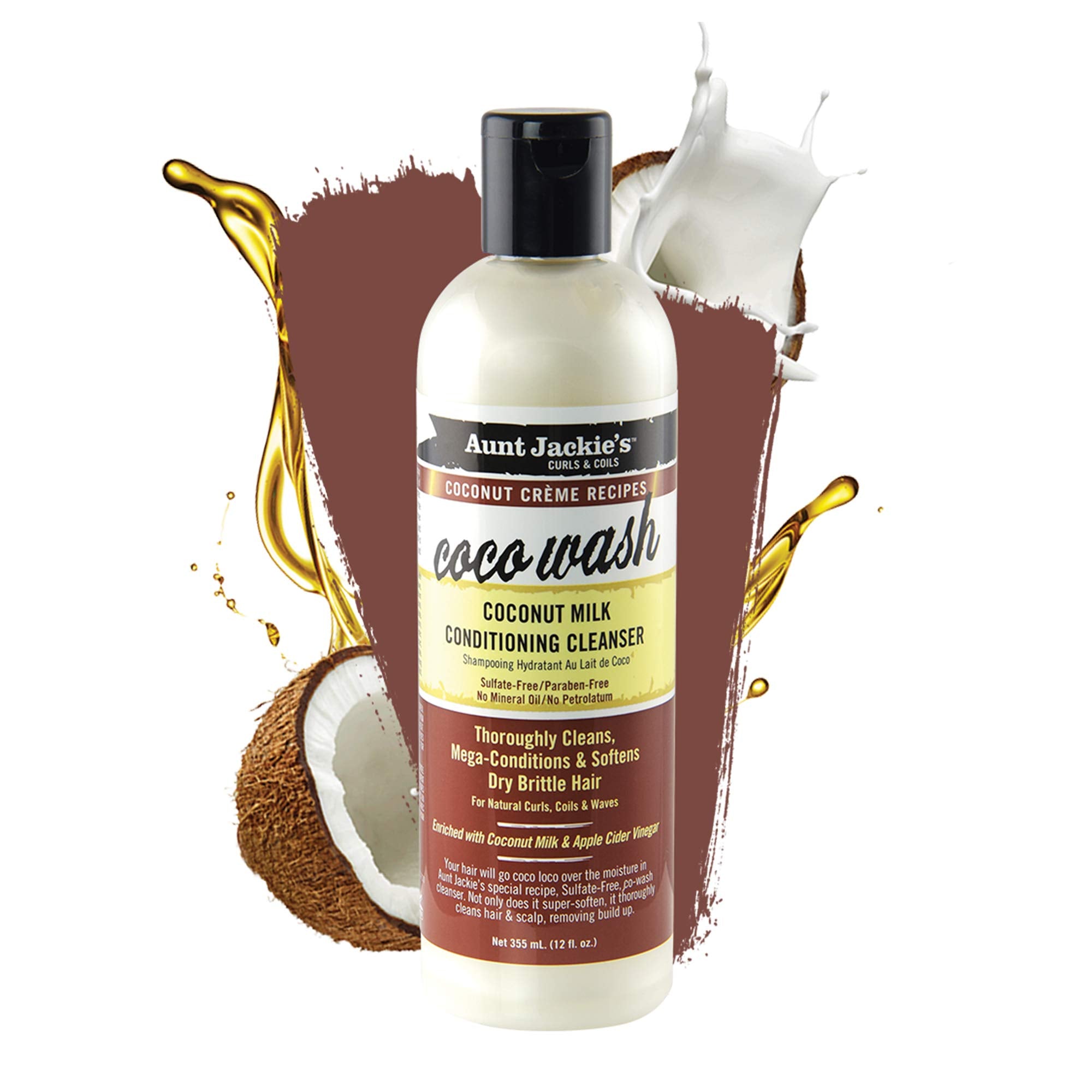 Aunt Jackie's Coco Wash lathers on curly hair for refreshed softness