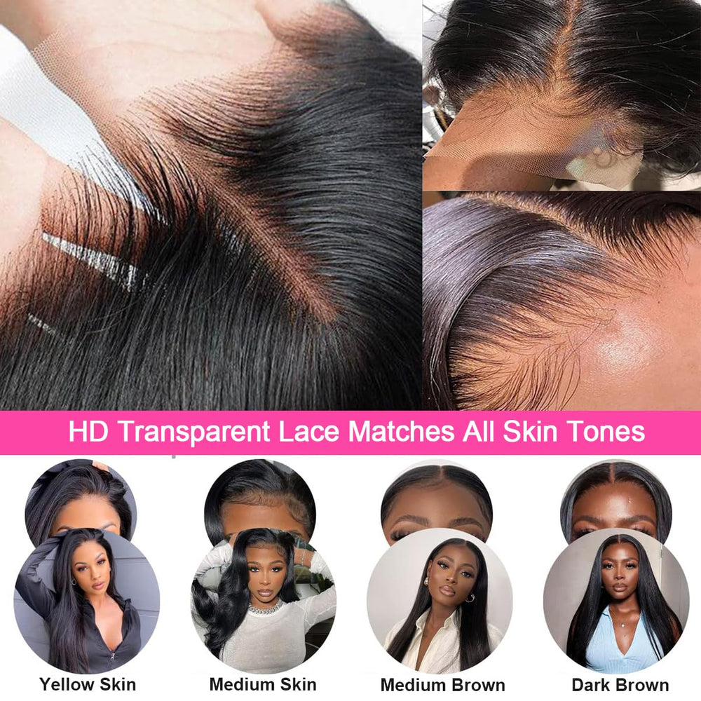 AUOU mid-part styling on 30 inch wig demonstrates versatile daily looks