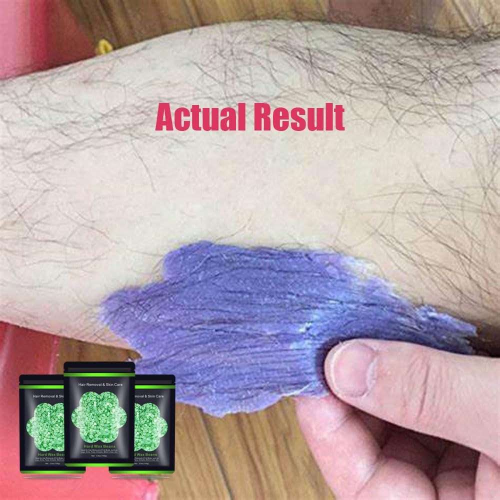 Auperwel bikini waxing at home with hard wax beads for smooth skin
