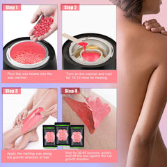 Auperwel wax beads for eyebrows help shape delicate brow hairs.