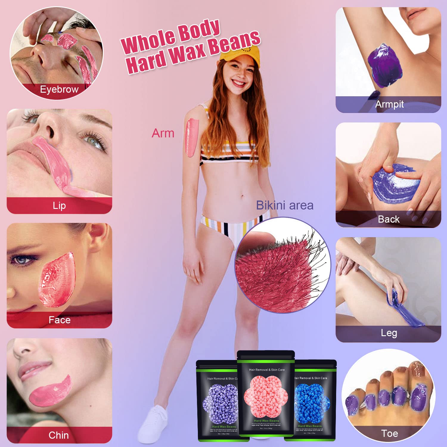 Auperwel wax beads for legs deliver smooth results at home.