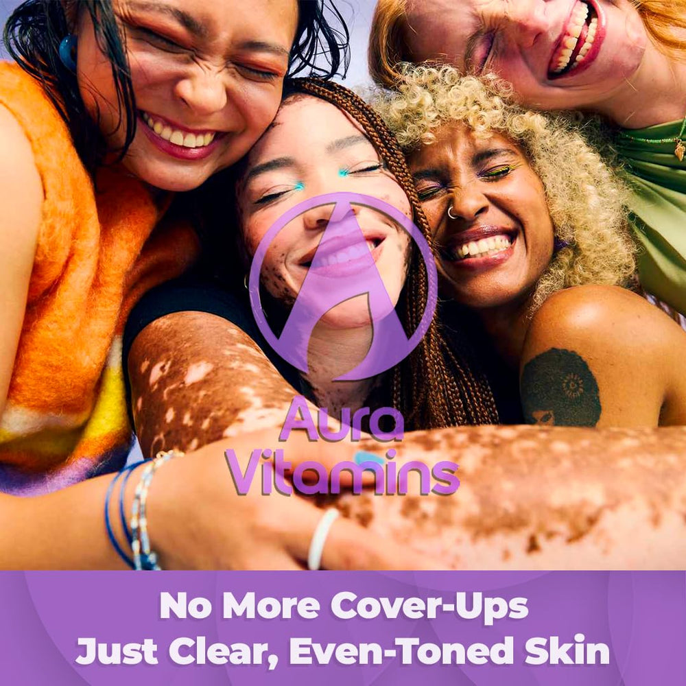 Aura Dermacare Vitiligo Cream near sunlight shows antioxidant rich formula.