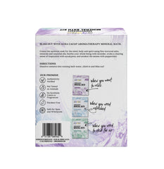 Aura Cacia eucalyptus mineral bath packet for a refreshing, clearing soak