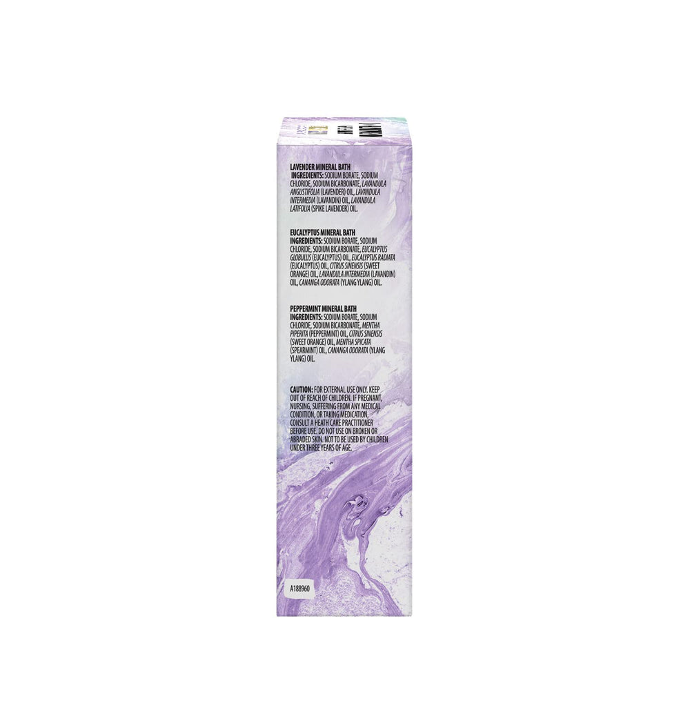 Aura Cacia peppermint mineral bath packet for vibrant, energizing soak