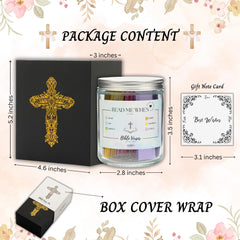 Auréa premium silver box accompanies the Bible Verses Jar for gifting.