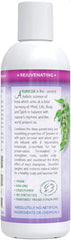 Close-up of Auromere bottle highlighting nourishing oils for hair prep.