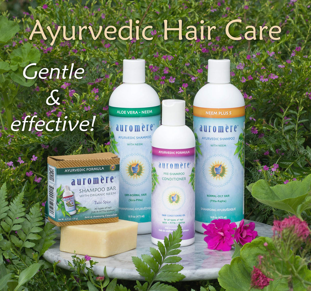 Auromere vegan cruelty-free formula avoids artificial additives for purer cleansing.