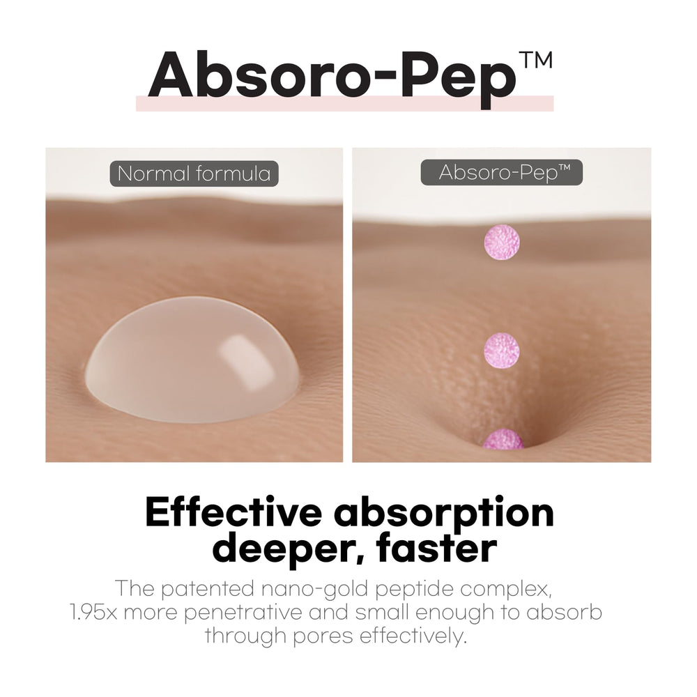 aurtier absorbent non-greasy finish illustrating quick absorption