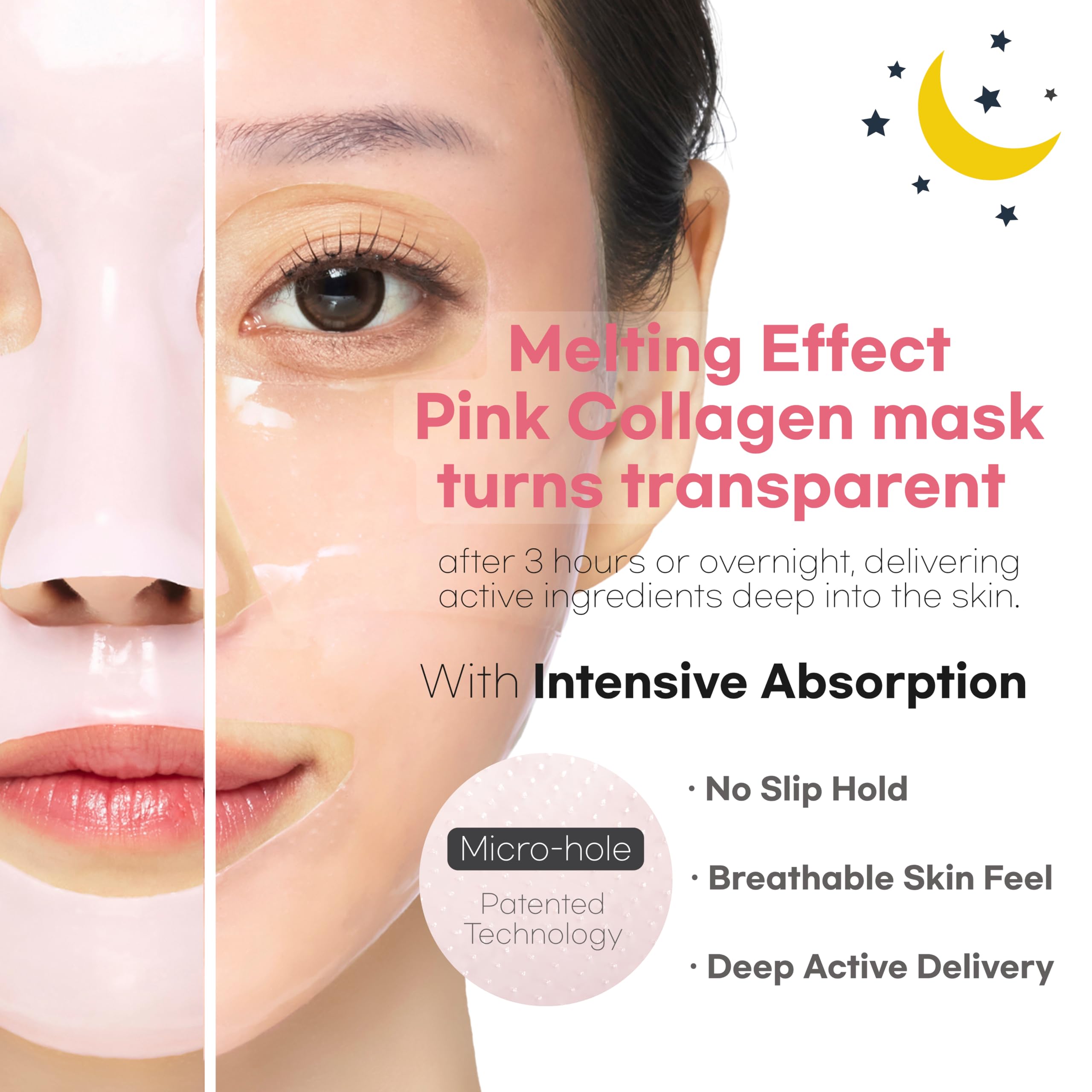 Aurtier Glassy Hydrogel Mask ingredients with hyaluronic acids.