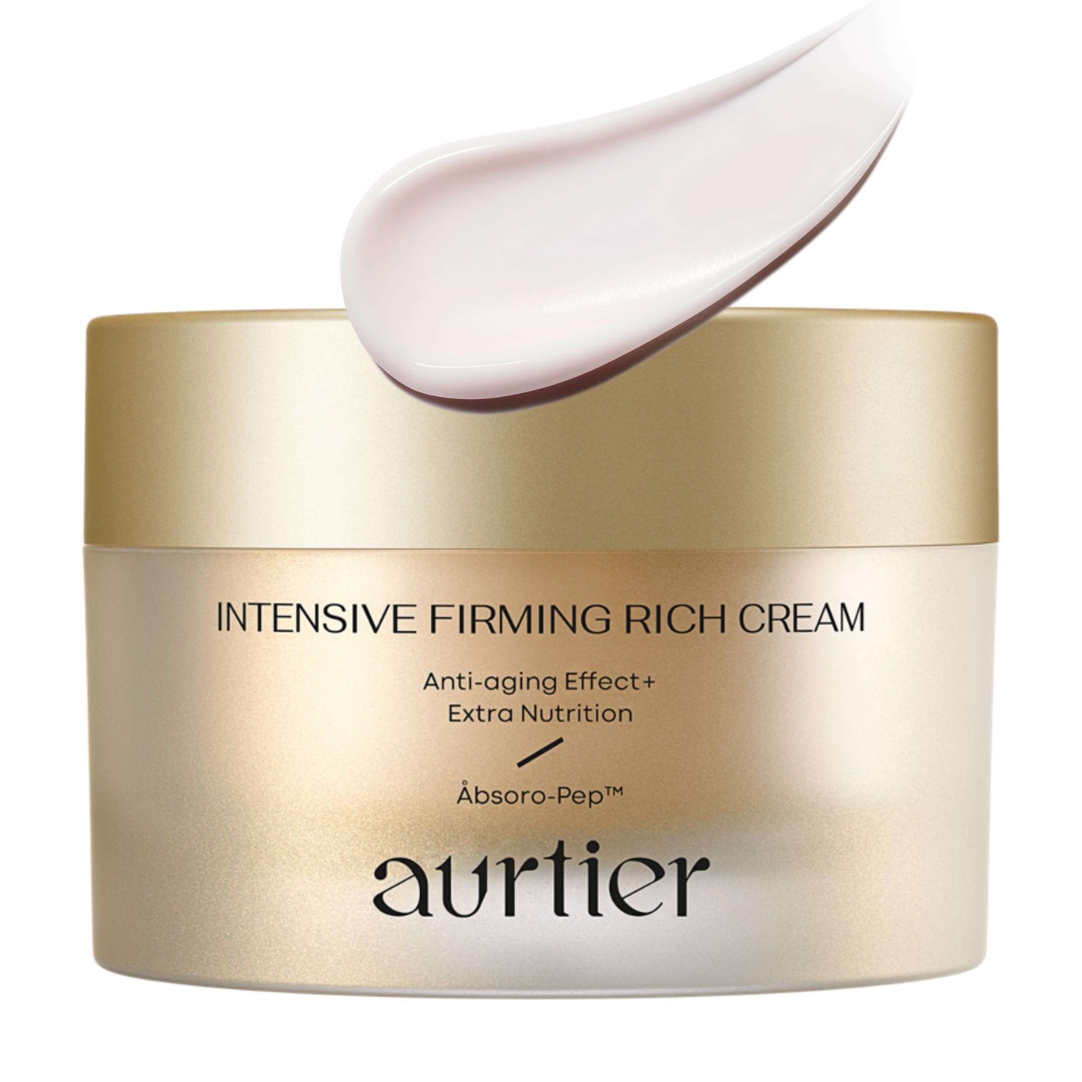aurtier intensive firming cream bottle close-up showing premium packaging for daily care