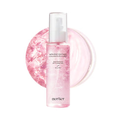 Aurtier pink jelly mist bottle close-up emphasizes hydration.
