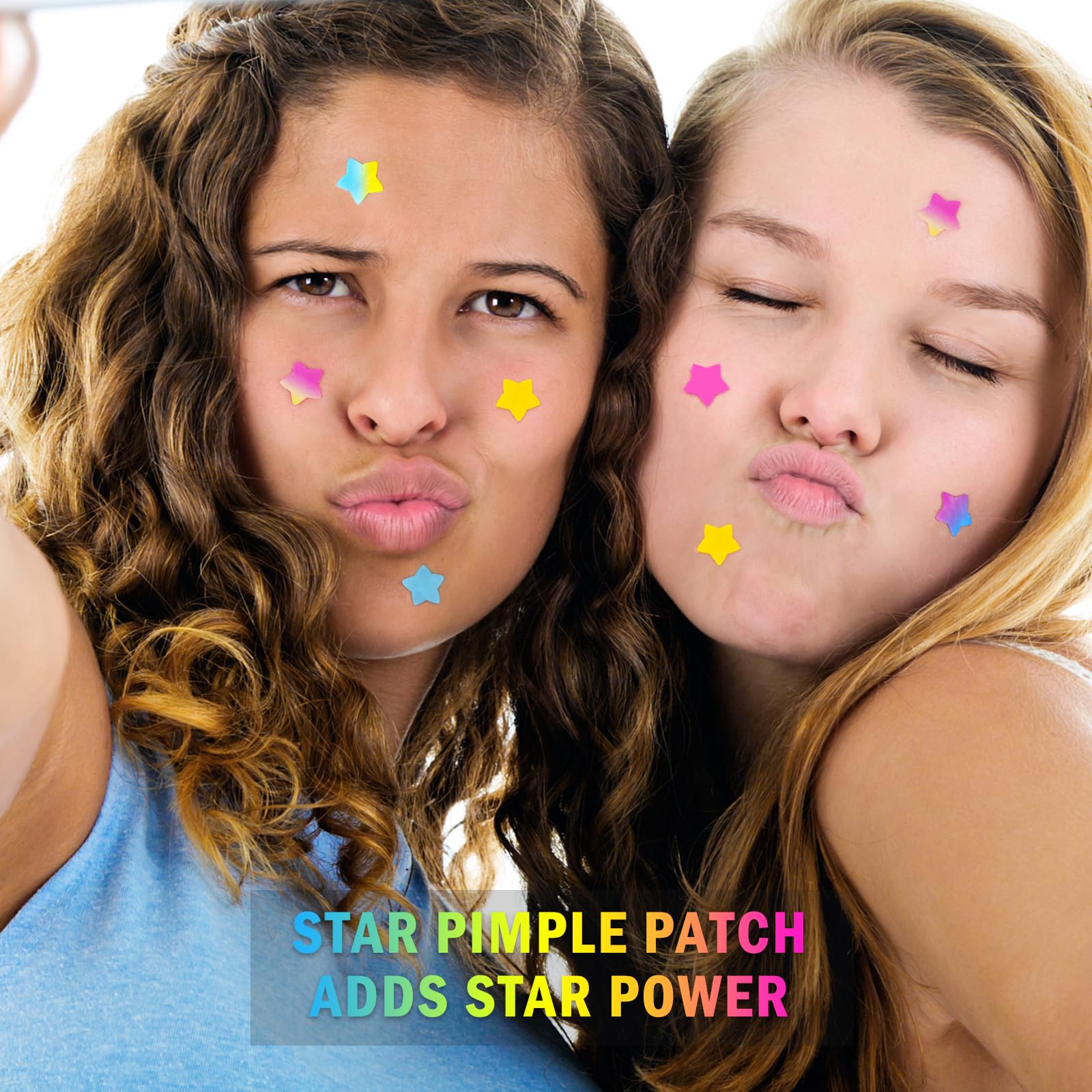 Hydrocolloid patch adheres all day with reliable staying power.