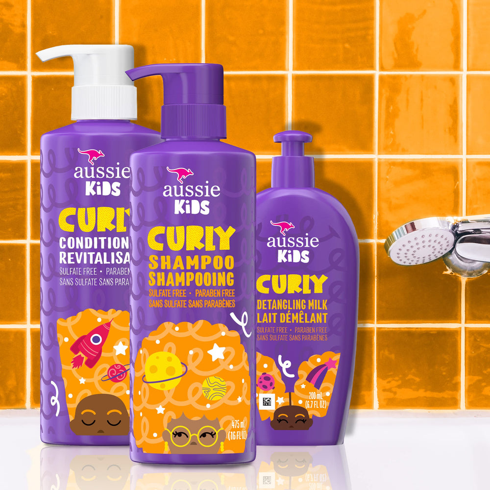Aussie Kids Curly Hair Bundle box – complete routine for kids