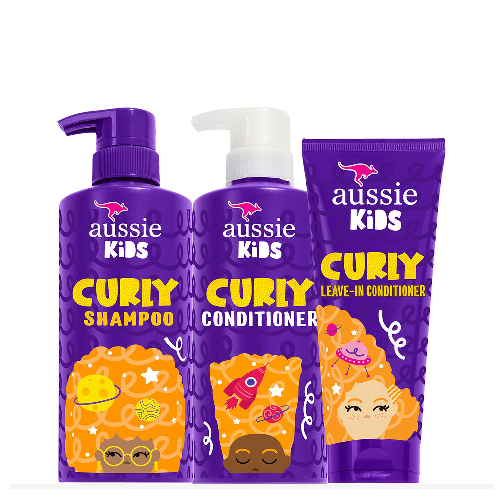 Aussie Kids Curly Shampoo bottle – gentle cleansing for kids' curls