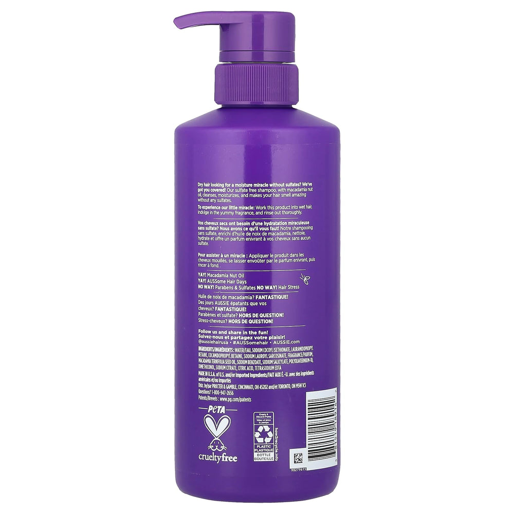 Two-pack Aussie Miracle Coils shampoo bottles for textured hair care
