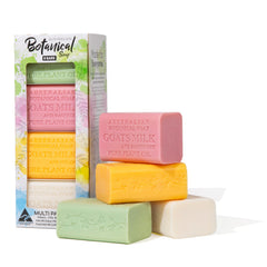 Australian Botanical Goat's Milk Lemongrass bar with creamy lather for daily cleanse