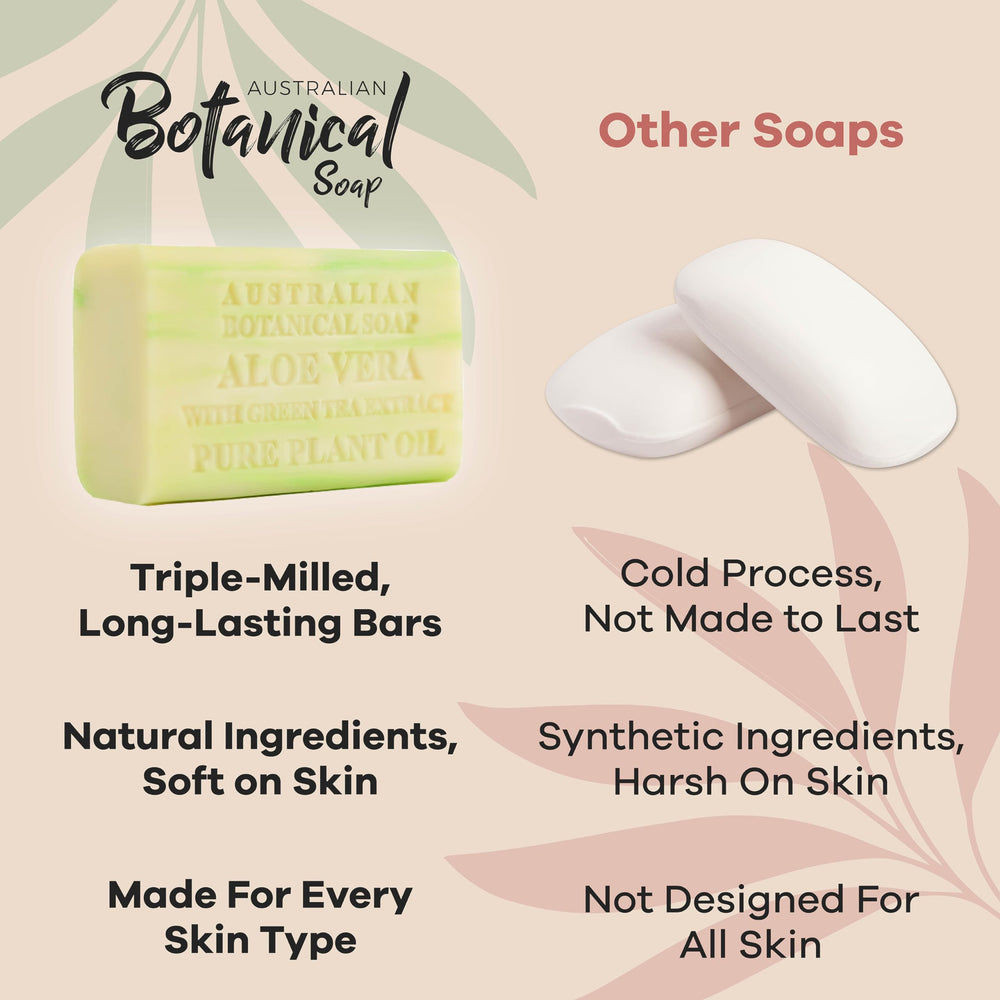 Australian Botanical Soap Aloe Vera Green Tea Hand Wash – easy rinse-off with no soap residue.