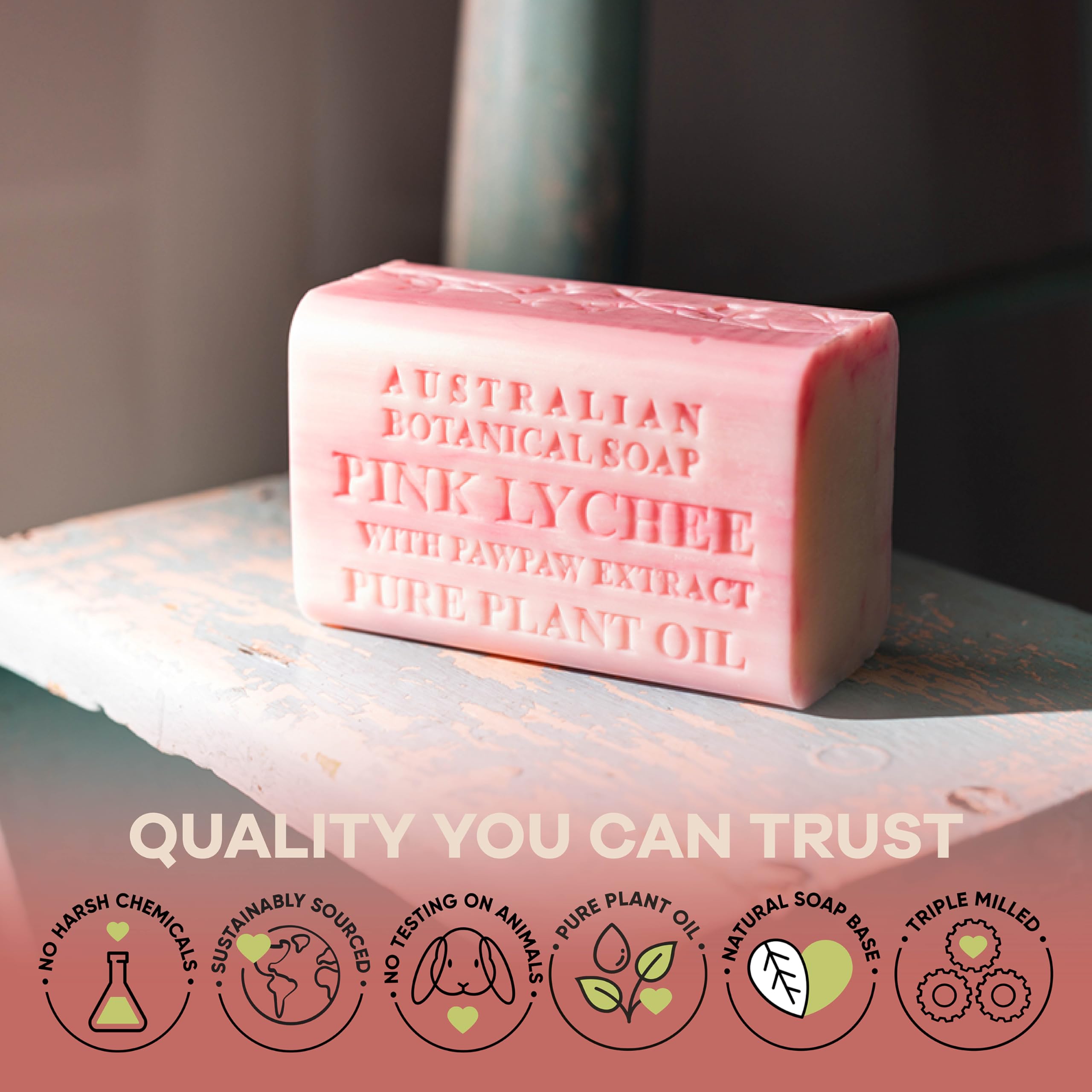 Australian Botanical Soap Bulk pack of eight bars