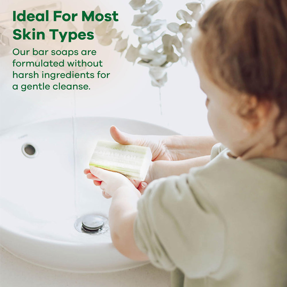 Australian Botanical Soap bar produced via triple-milled process for a long-lasting creamy lather.