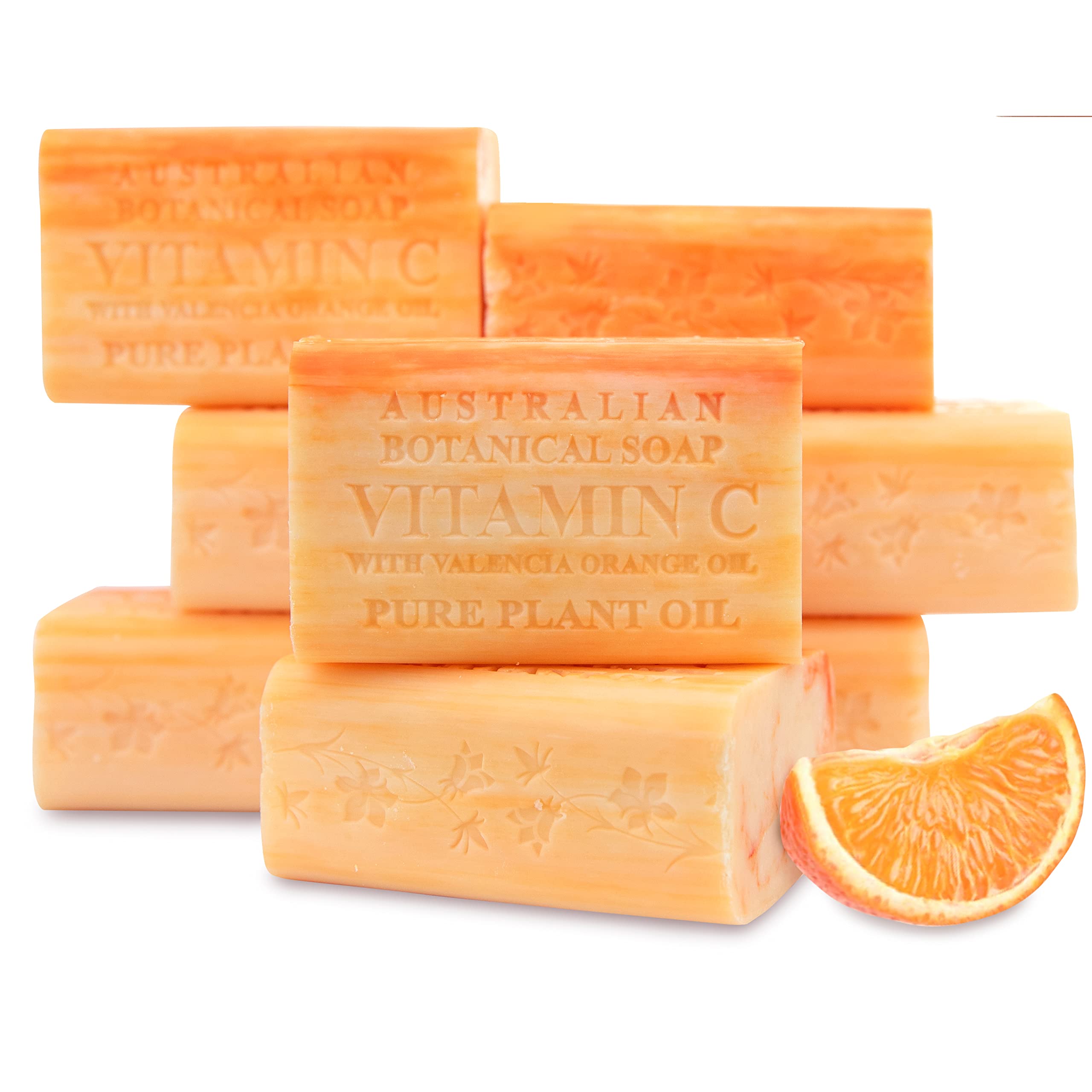 Australian Botanical Soap Valencia Orange bar with refreshing scent for daily cleansing.