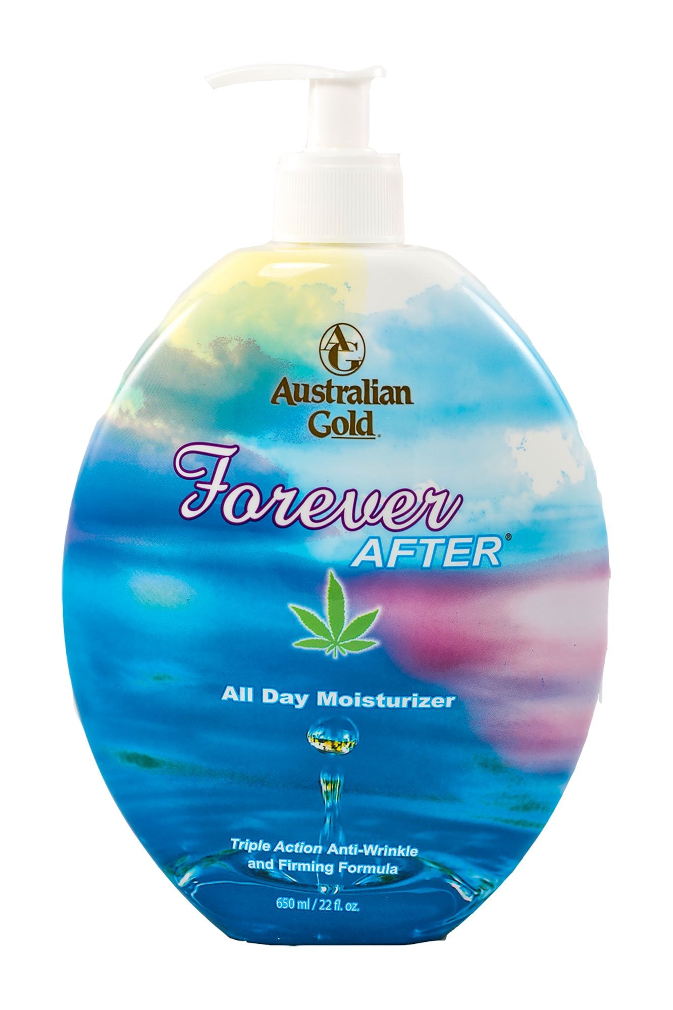 Australian Gold Forever After All Day Moisturizer bottle for daily skin hydration