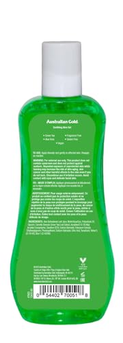 Australian Gold after-sun gel pump dispenses easily for mess-free application.