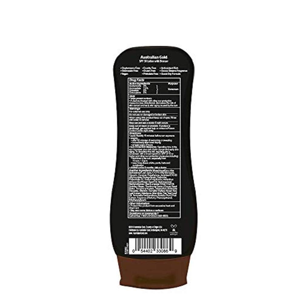Australian Gold SPF 30 lotion pack showing two bottles for shared sun protection