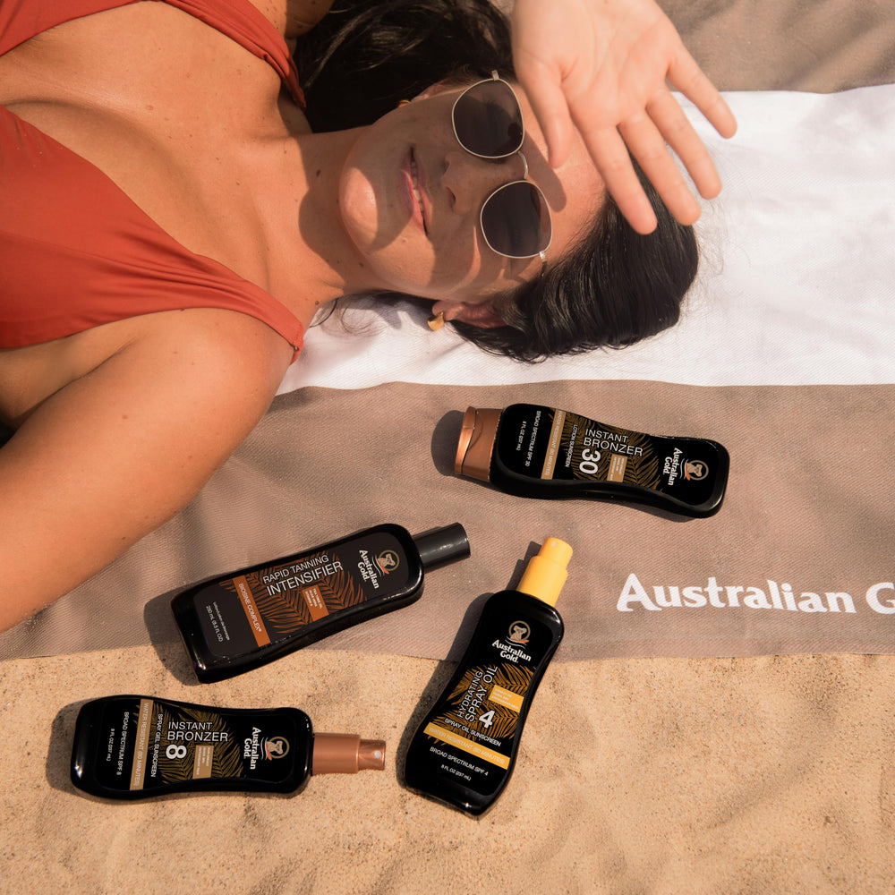 Australian Gold Sunscreen Lotion 8 oz pump bottle ready for everyday sun care