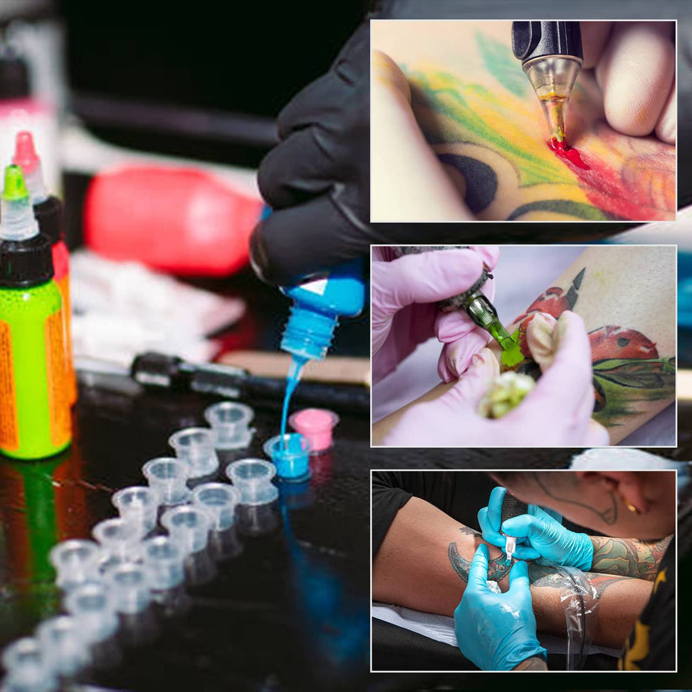 Autdor wide-edge ink cups prevent spills during dipping
