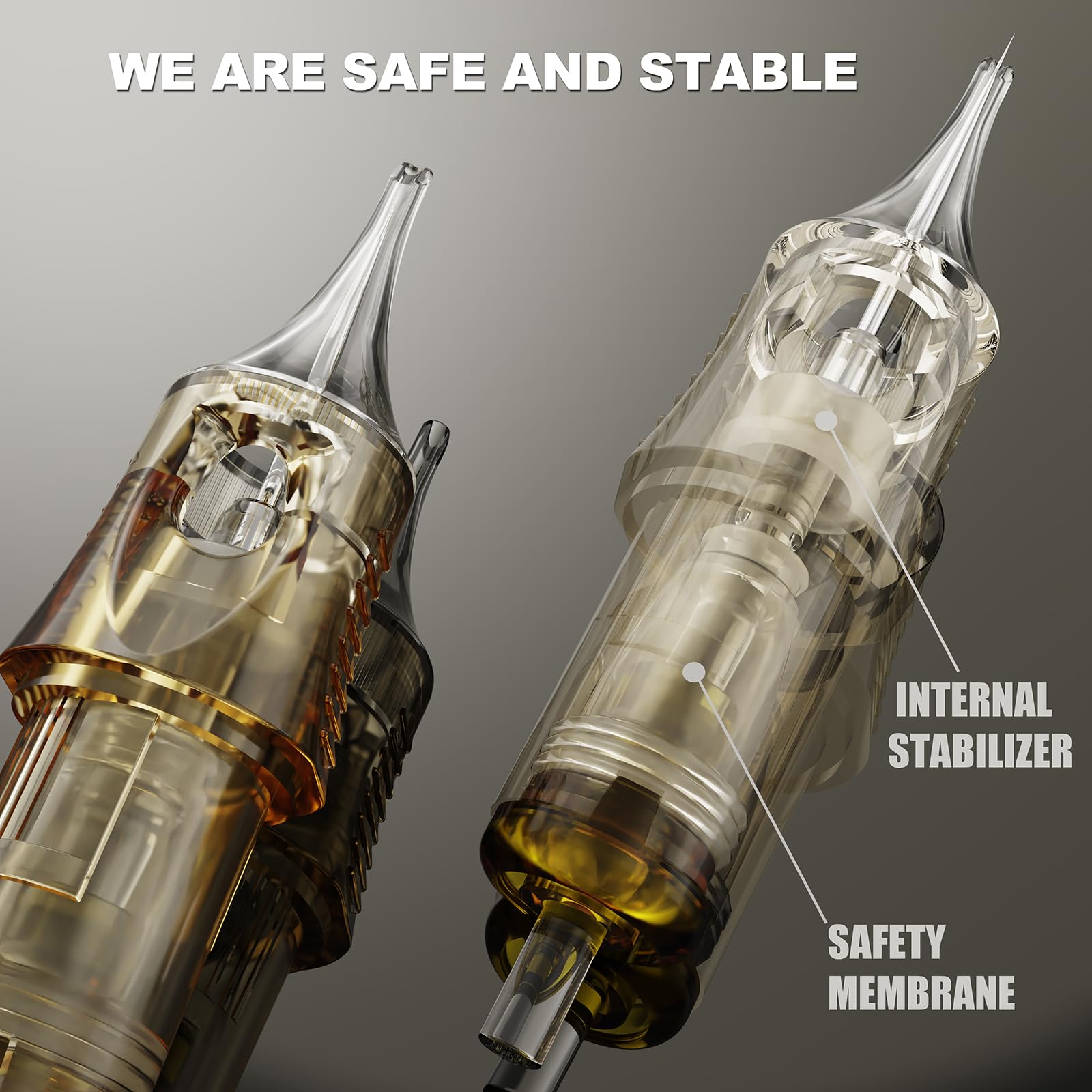 Autdor PEPAX Lance 12-standard needle tip closeup; precise lining