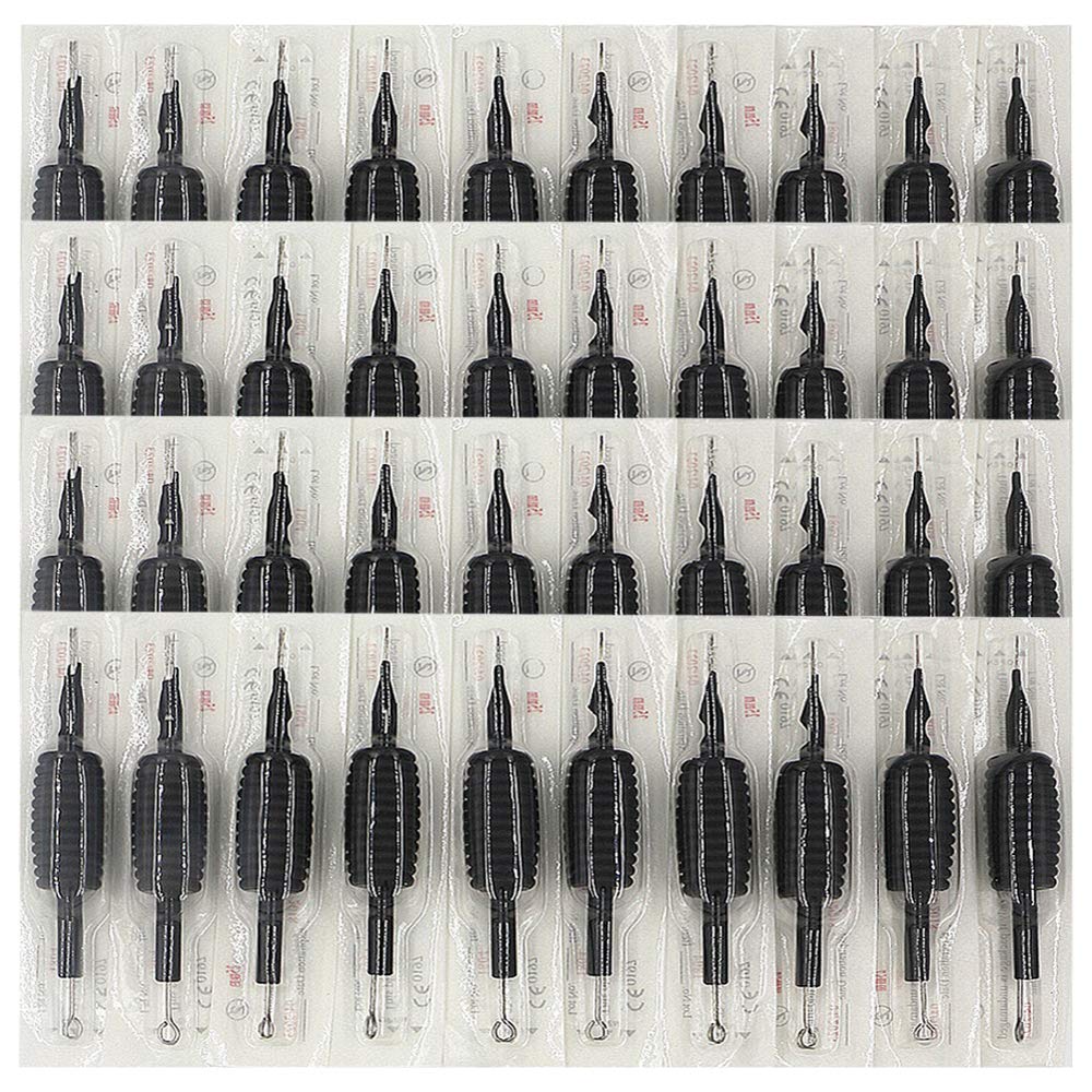 Autdor tattoo needles and tubes 40-piece kit for clean, ready-to-use sessions.