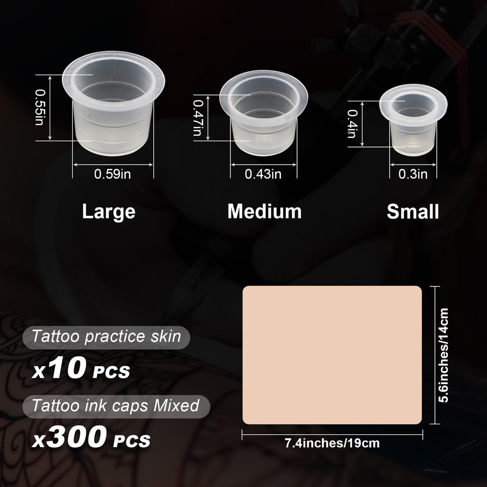 Autdor double-sided blank tattoo skin for versatile practice on different angles