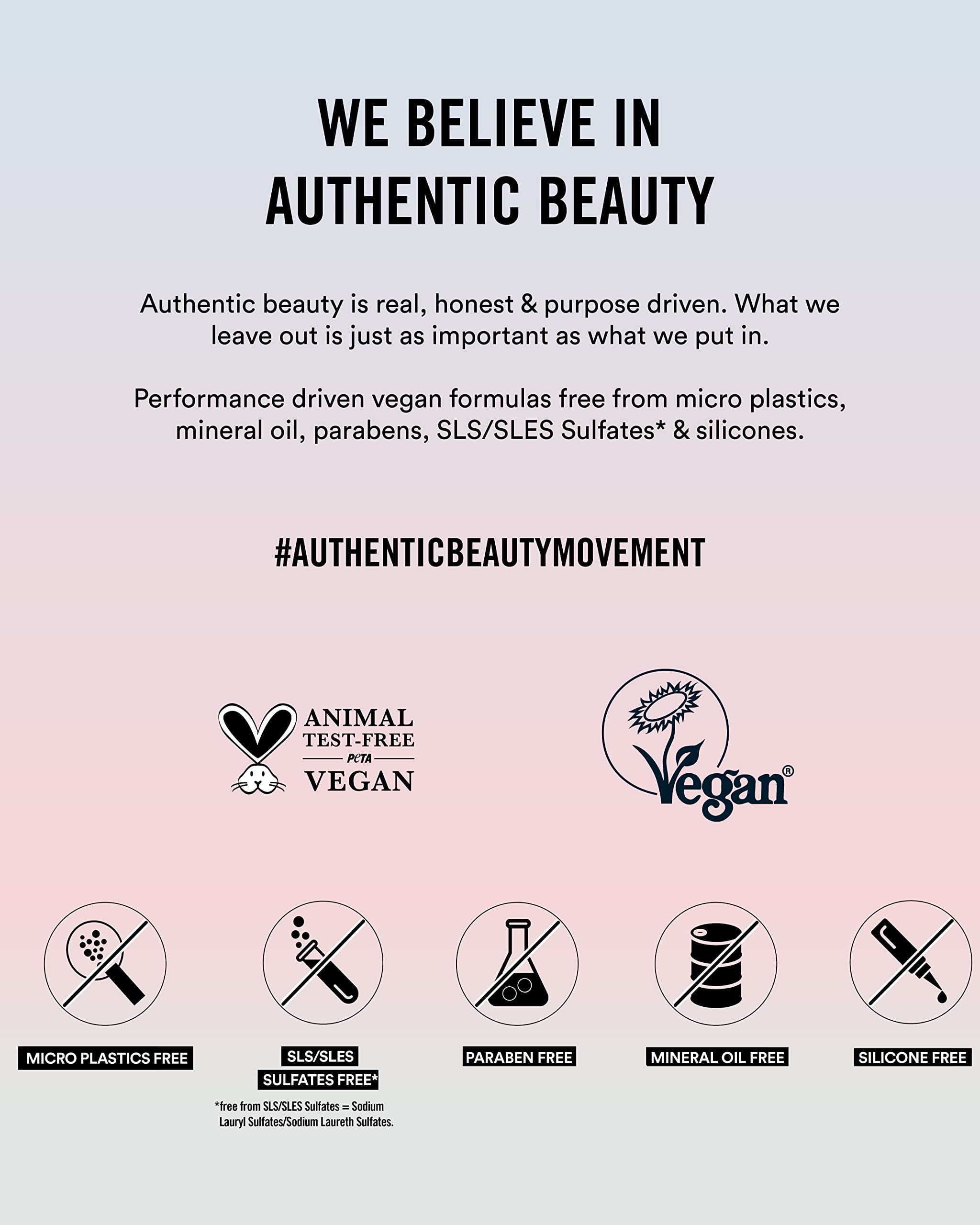 Authentic Beauty Concept Beachy Texture Spray creates soft, tousled waves with a non-crunchy feel.
