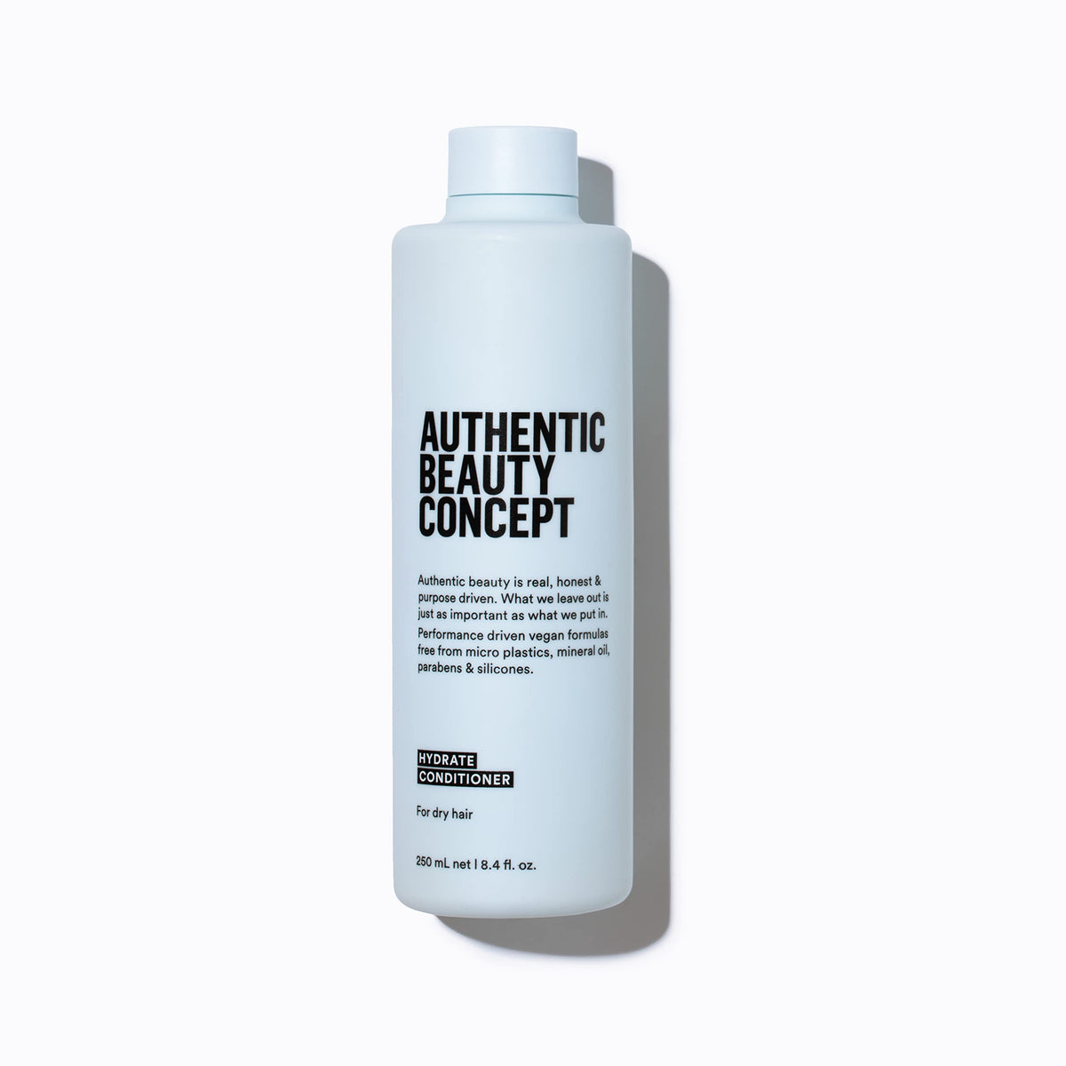 Authentic Beauty Concept Hydrate Conditioner bottle with lightweight moisture for dry hair.