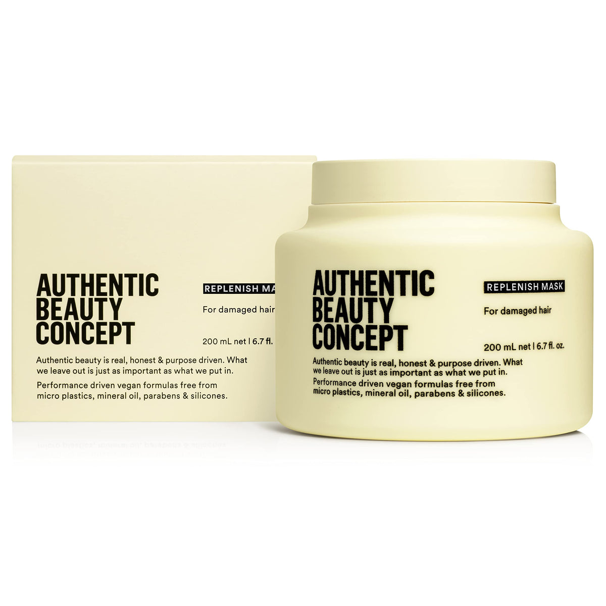 Authentic Beauty Concept Replenish Mask bottle for intense nourishment