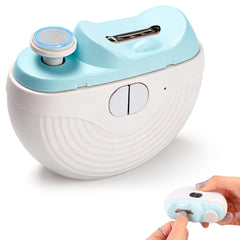 Automatic Electric Nail Clipper with LED light for clearer night trims.
