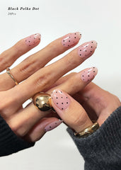 AutyaMee bare pink semi cured gel nail strips for neutral looks