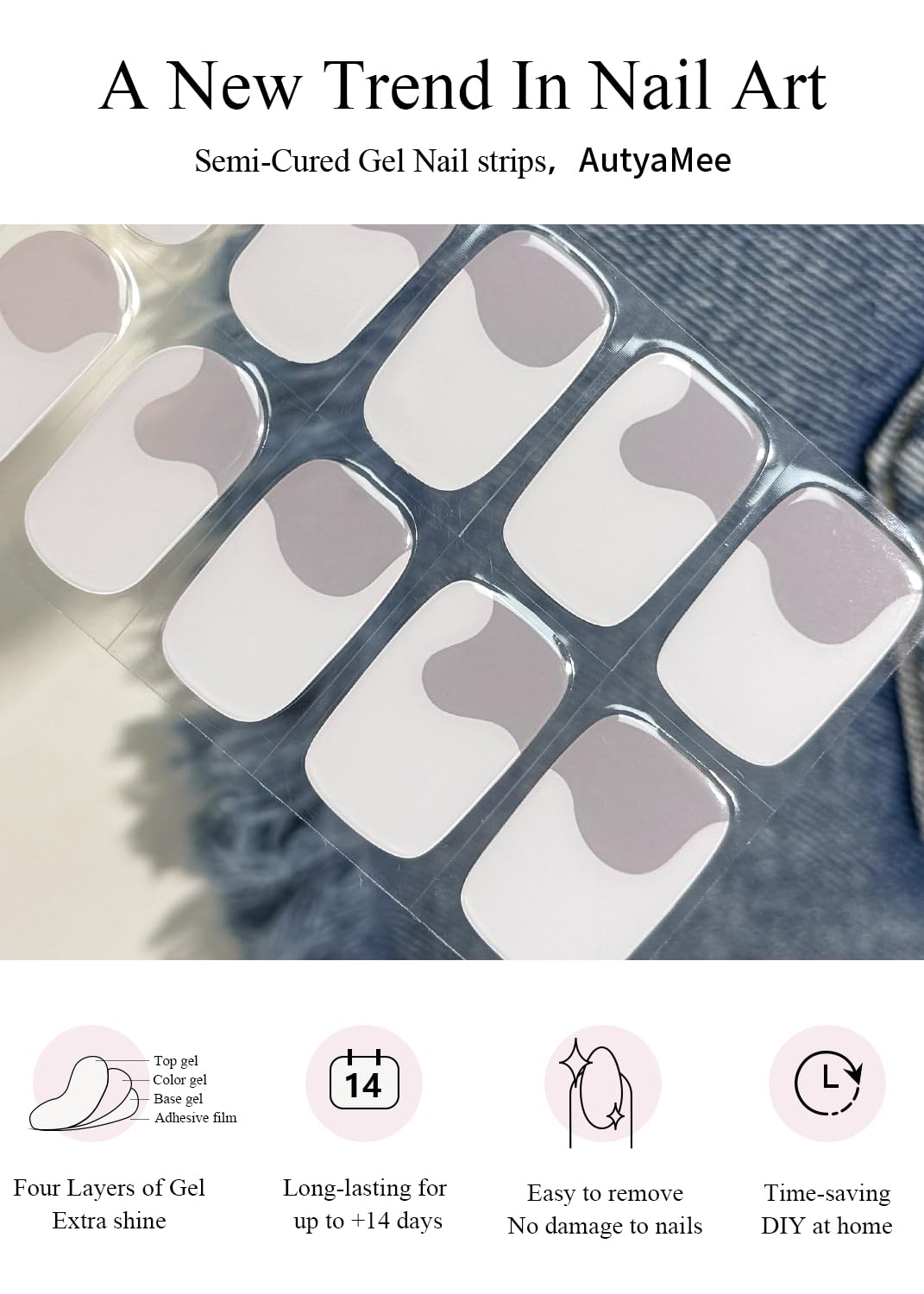 AutyaMee prep kit with file and pads showing clean prep for smooth application.