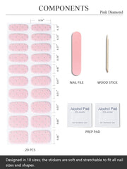 Prep pads, file, and stick included for smooth application.