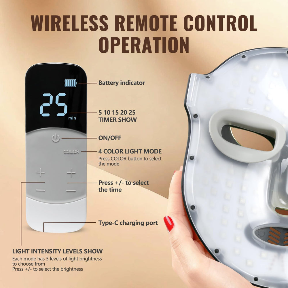 Auxoliev wireless remote control in use for easy session management.